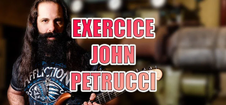 exercice guitare John petrucci