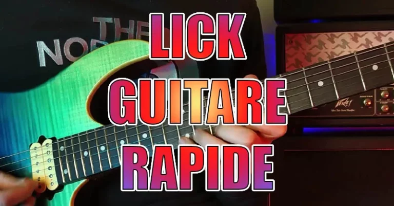 lick guitare, exercice guitare