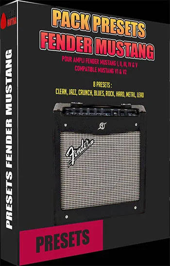 Pack de presest pro pour ampli Fender Mustang