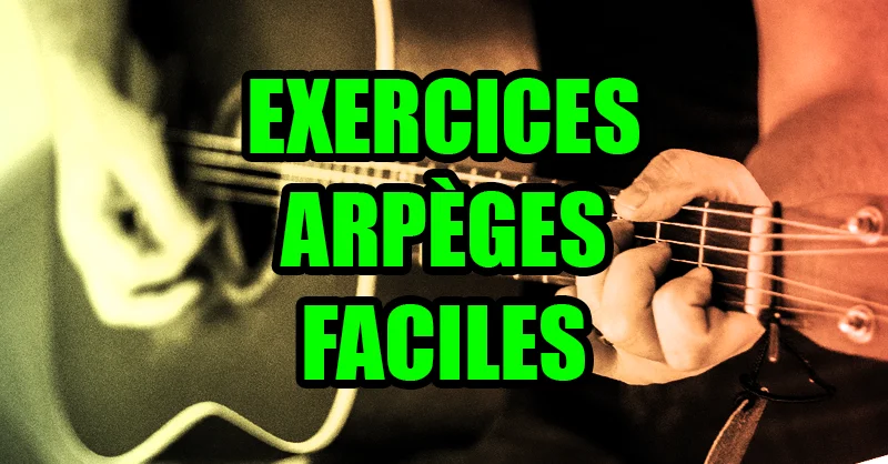 Exercice arpège guitare