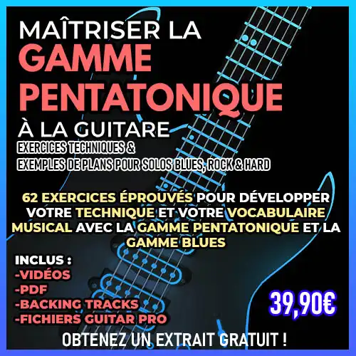 exercices gamme pentatonique