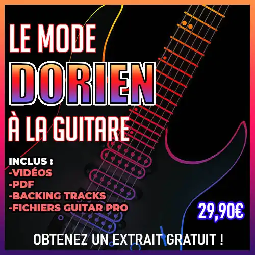 mode dorien guitare