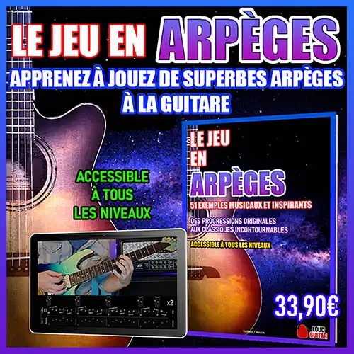 les plus beaux arpèges guitare