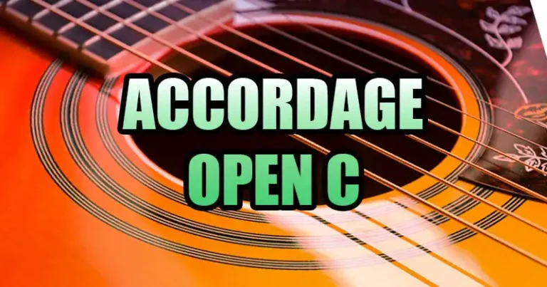 Accordage Open C Guitare