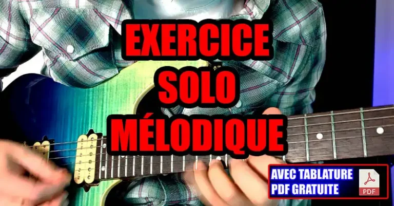 arpèges guitare solo